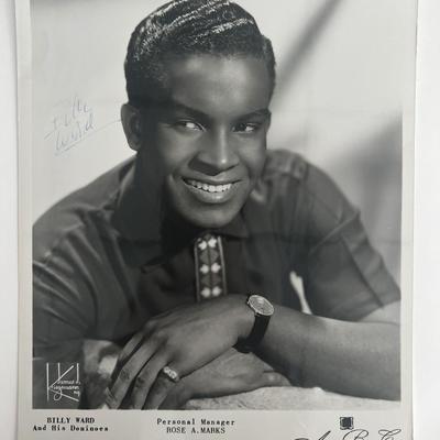 Billy Ward  signed photo