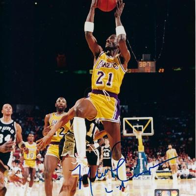 Michael Cooper signed photo