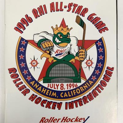 1996 RHI All-Star Game Roller Hockey International Official Souvenir Program Collector's Edition