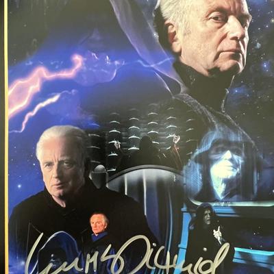 Star Wars Ian McDiarmid signed photo