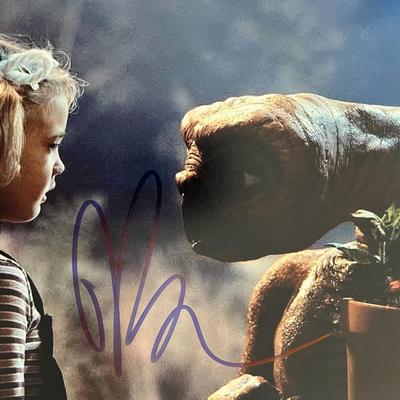 ET Drew Barrymore signed photo