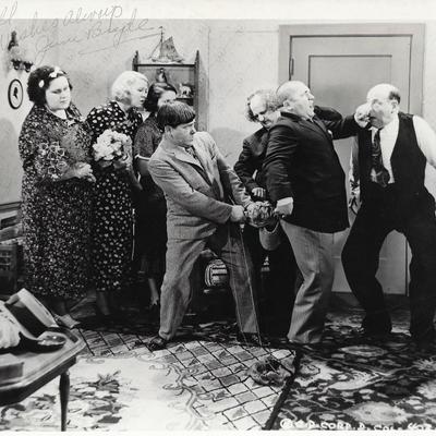 The Three Stooges signed photo