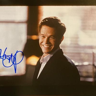Mark Wahlberg signed photo. GFA Authenticated