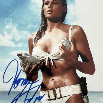 James Bond Dr. No Ursela Andress signed photo