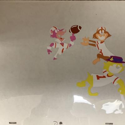 Top Cat unfinished art cel