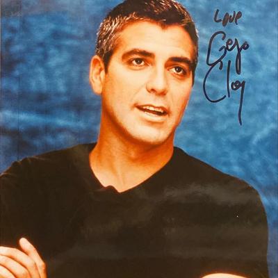 George Clooney Signed Photo