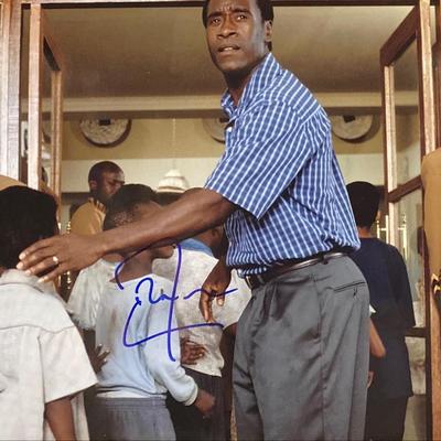 Hotel Rwanda Don Cheadle Signed Movie Photo