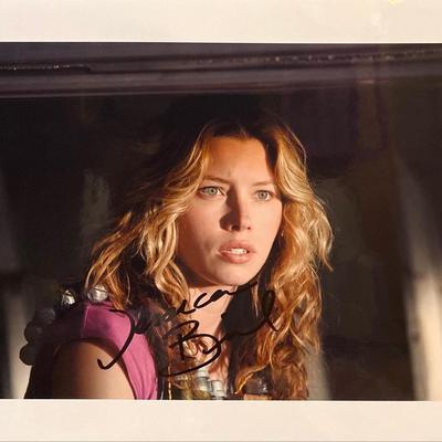 Jessica Biel signed photo