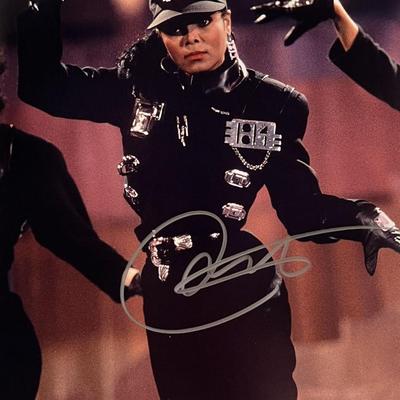 Janet Jackson signed photo