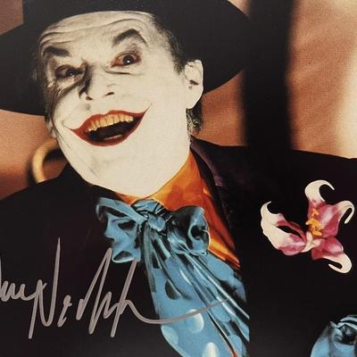 Batman Jack Nicholson signed photo 