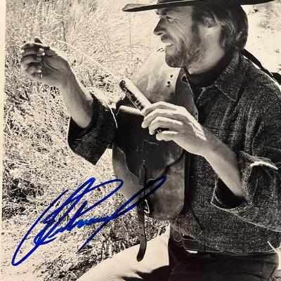 Fistful of Dollars Clint Eastwood signed photo