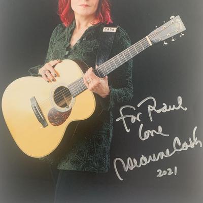 Roseanne Cash signed photo