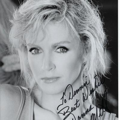 Donna Mills signed photo