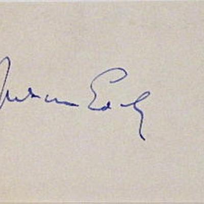 Nelson Eddy signature slip 