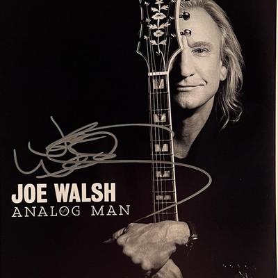 The Eagles Joe Walsh signed photo