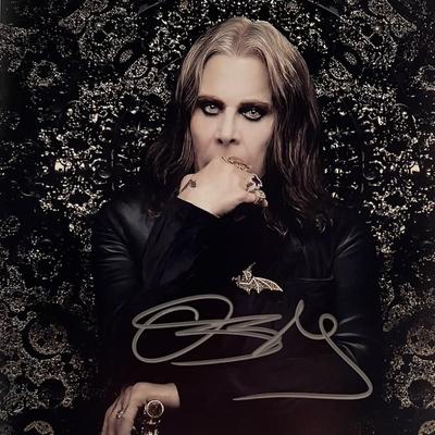 Black Sabbath Ozzy Osbourne signed photo