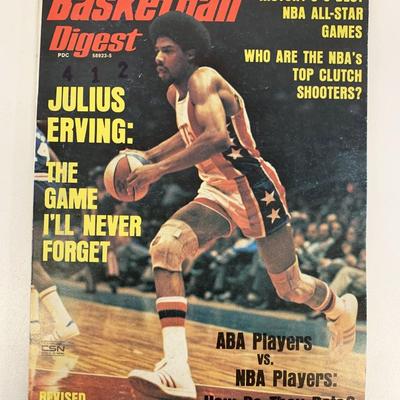 1976 Basketball Digest - Julius Erving 
