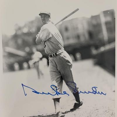 Duke Snider signed photo (PSA)