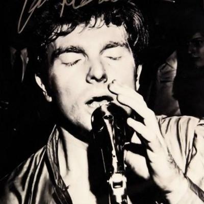 Van Morrison signed promo photo 