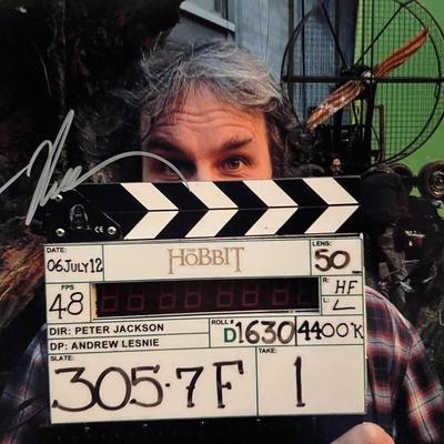 The Hobbit Peter Jackson signed photo