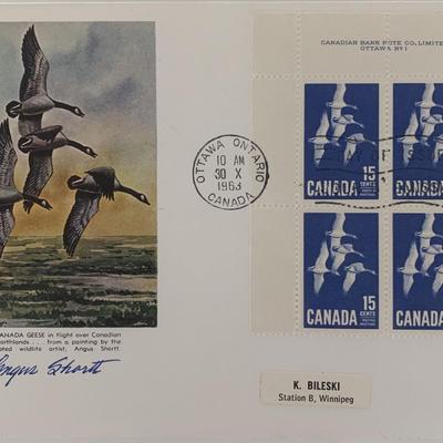 Canadian Geese stamps