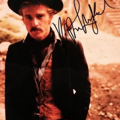 Robert Redford signed movie still photo 