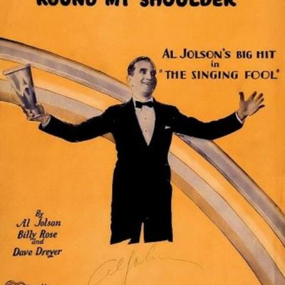 Al Jolson signed sheet music