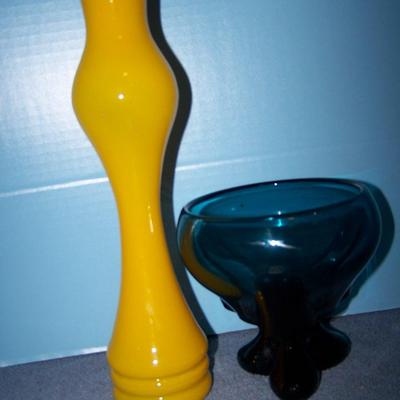 LOT 82 GORGEOUS MID CENTURY ART GLASS VIKING