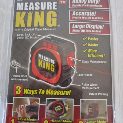 New- Measure King Digital Tape Measure