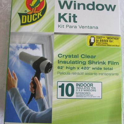 New in box - Duck Brand window kit