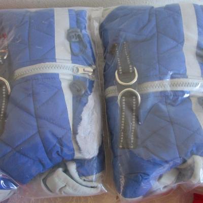 Four new dog coats