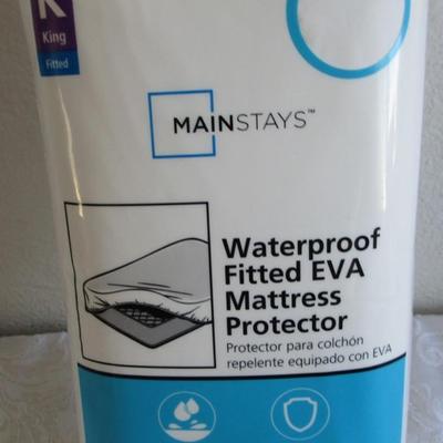 King size Waterproof Fitted EVA mattress protector
