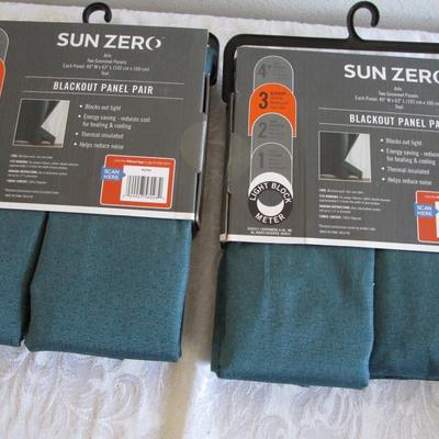Sun Zero black-out curtains, new