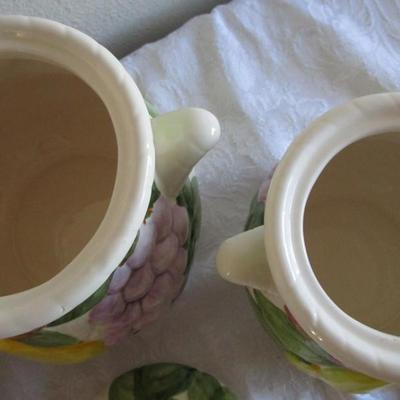 Vintage Canister Set - Fruit Du Jour by Shafford 1987