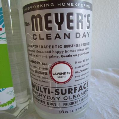 2 Mrs. Meyer's Multi-surface cleaner; Aunt Fannie's Glass & Window Cleaner