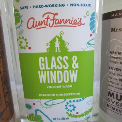 2 Mrs. Meyer's Multi-surface cleaner; Aunt Fannie's Glass & Window Cleaner