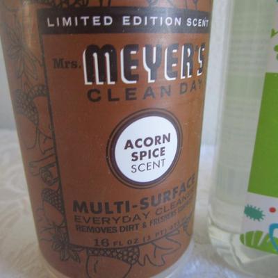 2 Mrs. Meyer's Multi-surface cleaner; Aunt Fannie's Glass & Window Cleaner