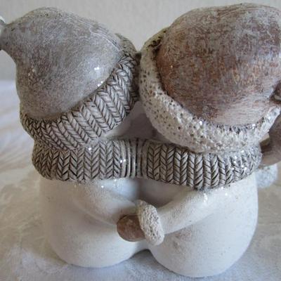Ceramic pumpkins & Snowmen