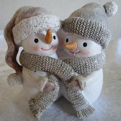 Ceramic pumpkins & Snowmen