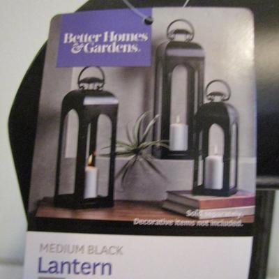 Better Homes & Garden medium black lantern