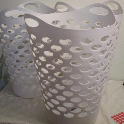 3 laundry baskets