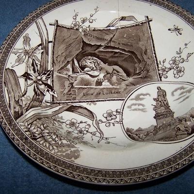 LOT 93 LOVELY OLD PLATES/BOWLS---SOME VERY OLD