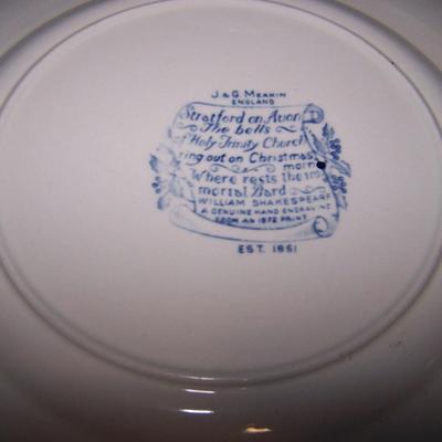 LOT 93 LOVELY OLD PLATES/BOWLS---SOME VERY OLD