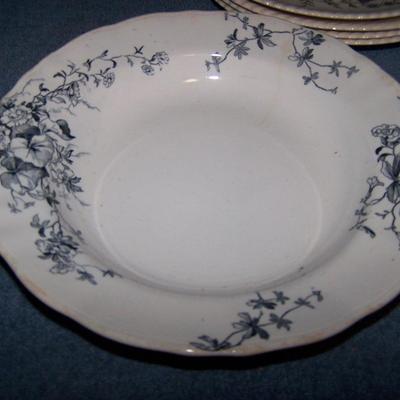 LOT 93 LOVELY OLD PLATES/BOWLS---SOME VERY OLD