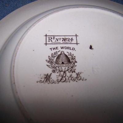 LOT 93 LOVELY OLD PLATES/BOWLS---SOME VERY OLD