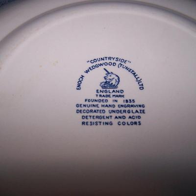 LOT 93 LOVELY OLD PLATES/BOWLS---SOME VERY OLD