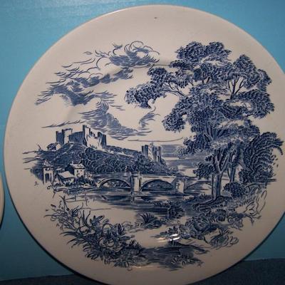 LOT 93 LOVELY OLD PLATES/BOWLS---SOME VERY OLD