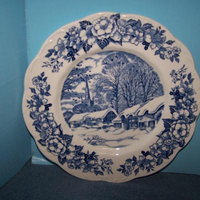 LOT 93 LOVELY OLD PLATES/BOWLS---SOME VERY OLD
