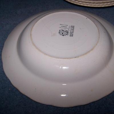 LOT 93 LOVELY OLD PLATES/BOWLS---SOME VERY OLD