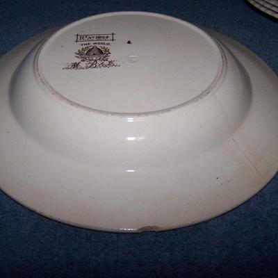 LOT 93 LOVELY OLD PLATES/BOWLS---SOME VERY OLD